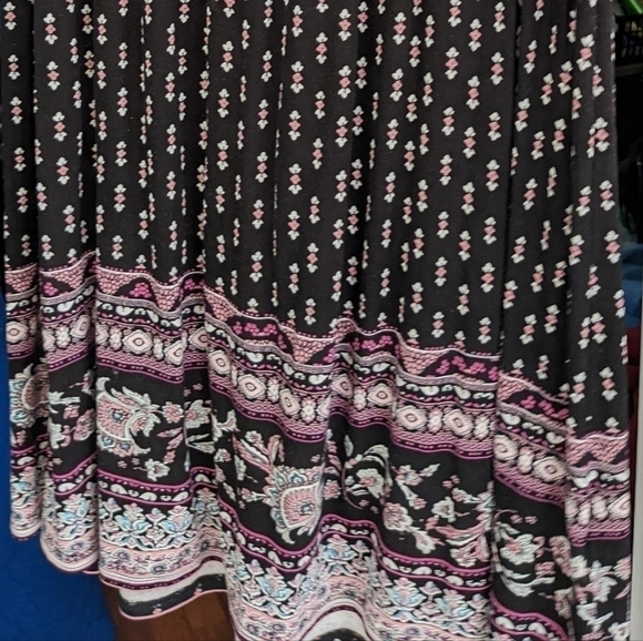 Sweet Grey brushed knit sleeveless dress XL, black multi color - Picture 3 of 12